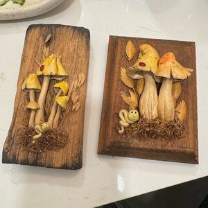 Handcrafted Mushroom Wall Art Decor